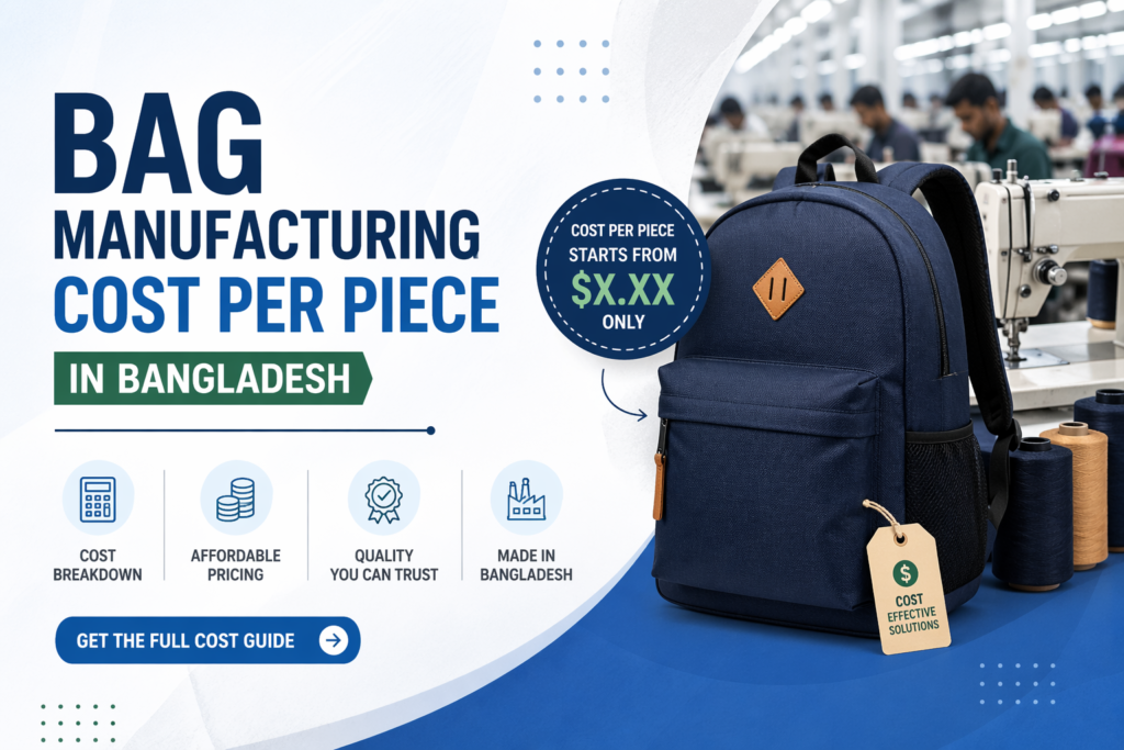 Bag Manufacturing Cost Per Piece in Bangladesh (2026 Low-Cost Breakdown)